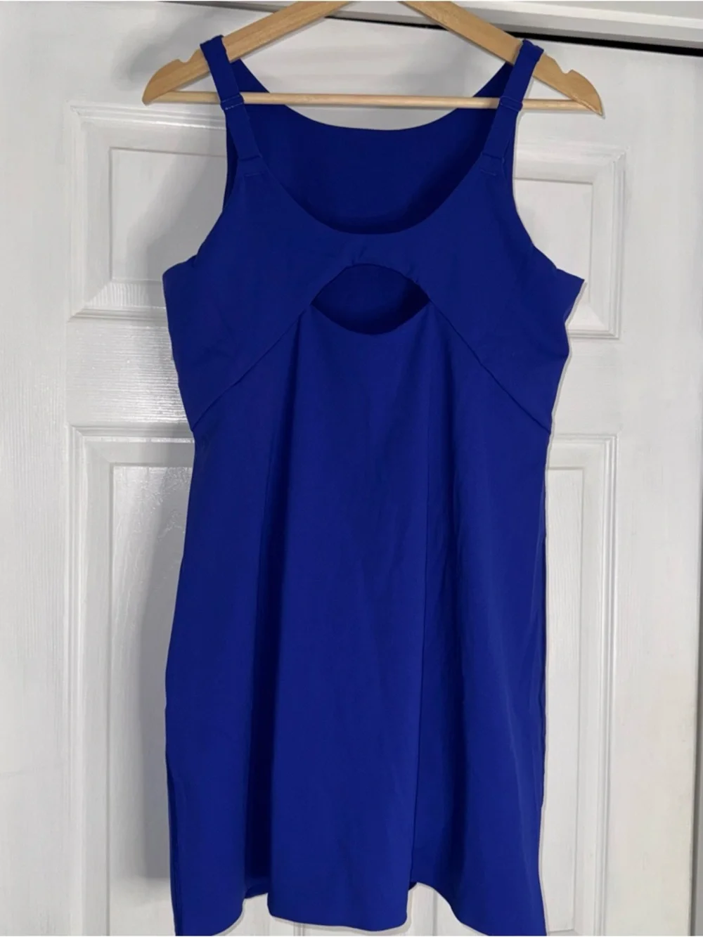 NWT Spanx Power Boost Exercise Dress L Deep Azure Blue - Picture 8 of 8